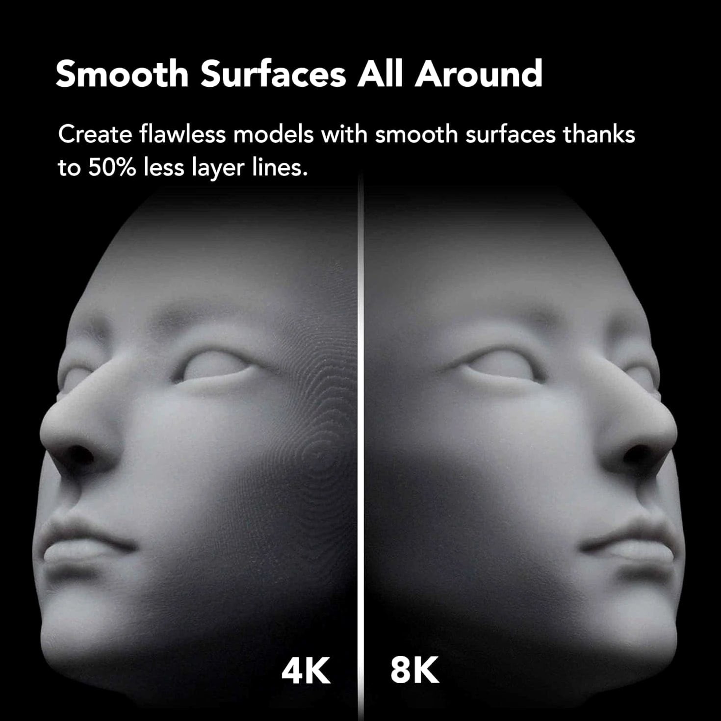 Phrozen Sonic Mini 8K S LCD Resin 3D Printer - 7.1" Monochrome LCD Tabletop