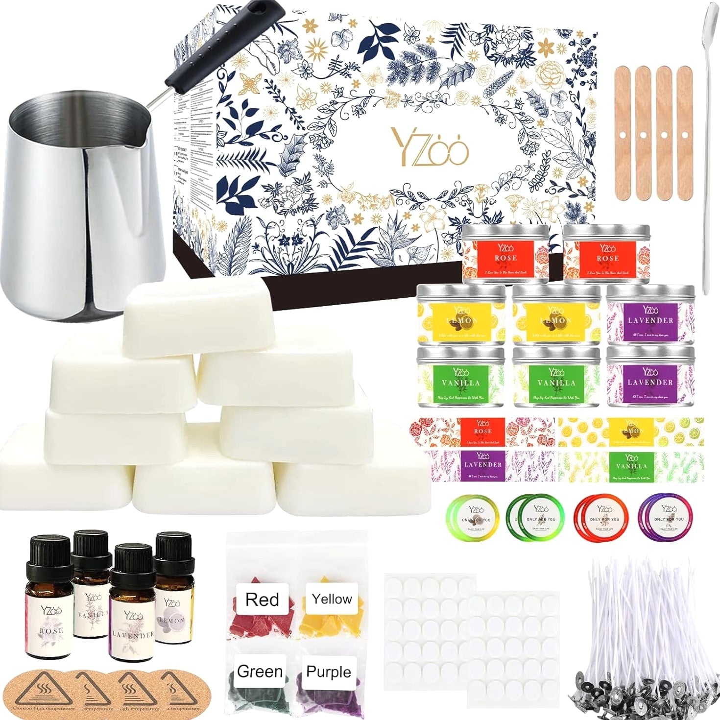 Complete Candle Making Kits for Adults & Beginners, DIY Candle Making Supplies Inc
