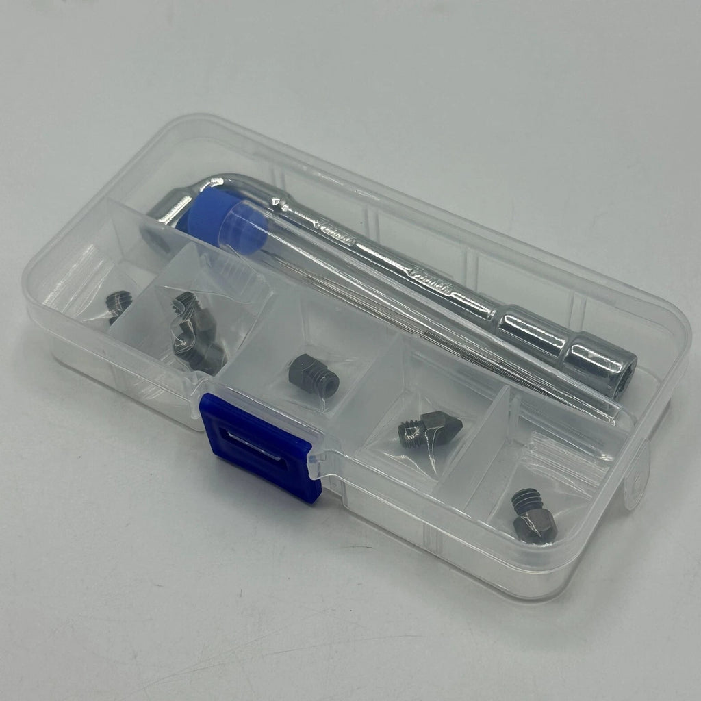 MK8 Hardened Steel Nozzle Kit 3D Printer Extruder Ender 2 3 5 CR .2 .4 .6 .8 1.0