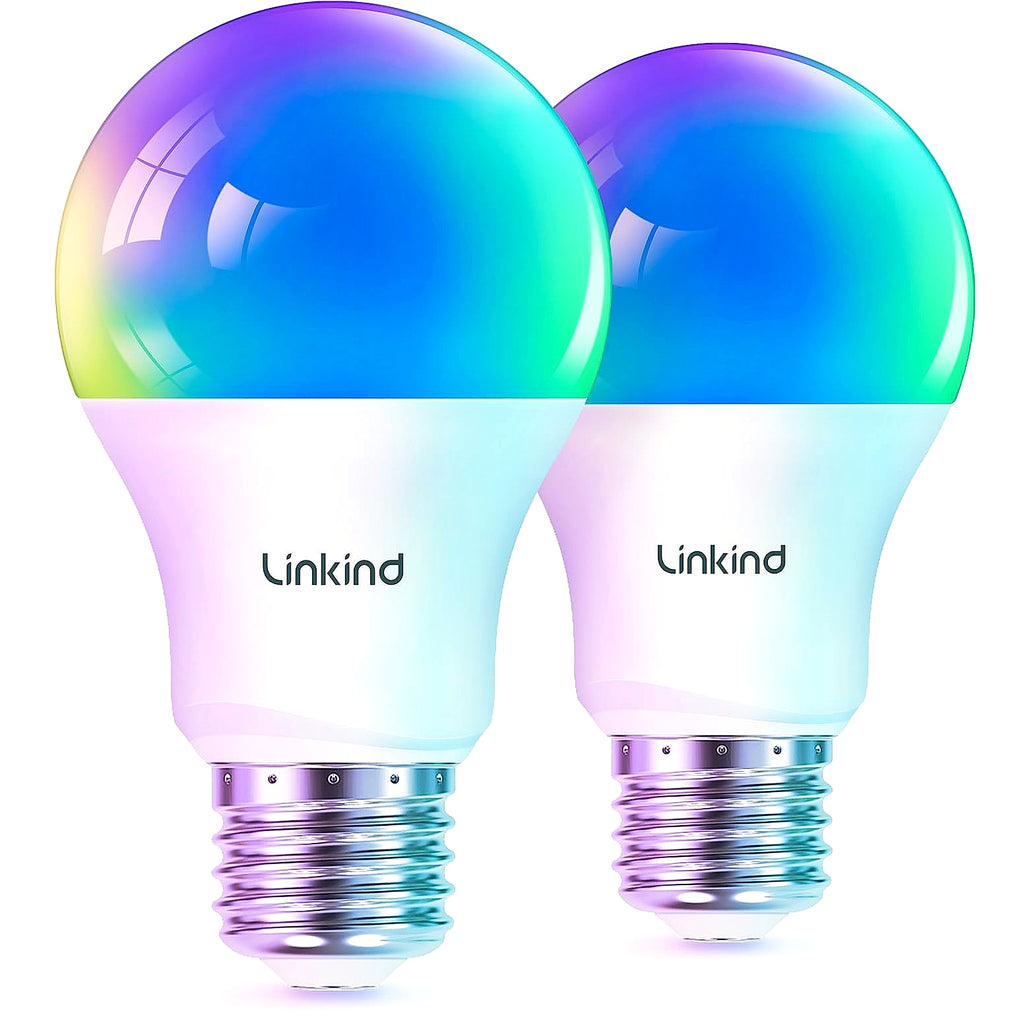 Linkind Matter Smart Light Bulb A19 E26 WiFi RGBTW 6-Pack