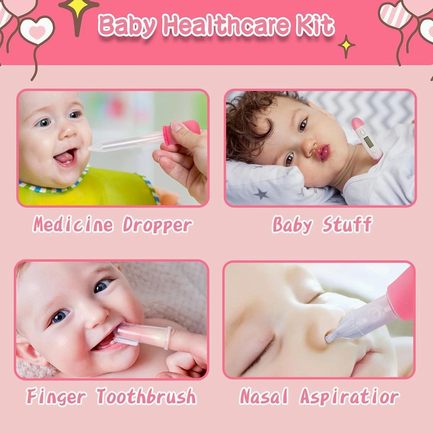 Baby Healthcare and Grooming Kit 20 in 1 Baby Safety Set Newborn Nursery Health