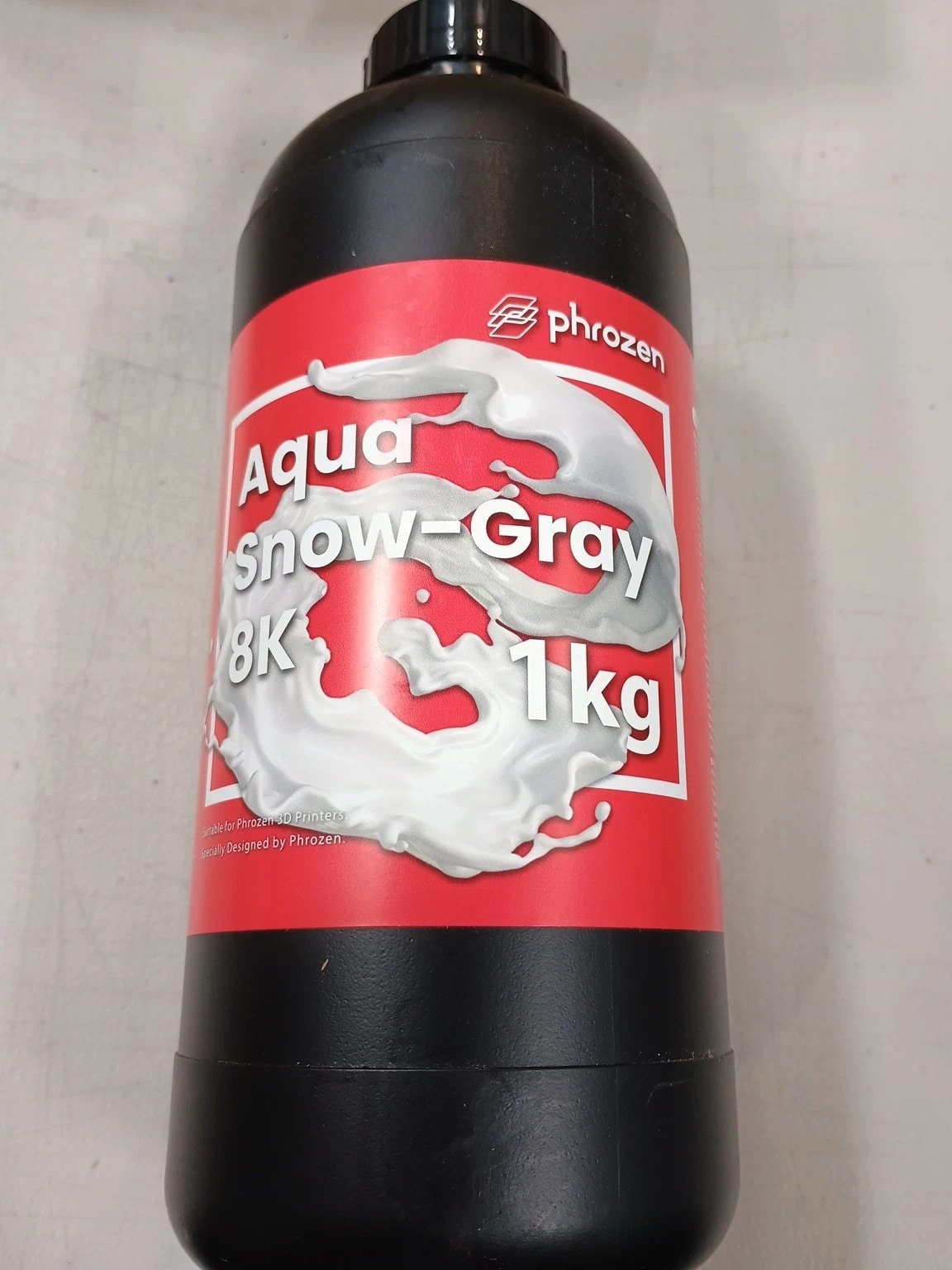 Phrozen Aqua Series Snow-Gray 8K Resin 1kg Bottle for Phrozen 3D Printers