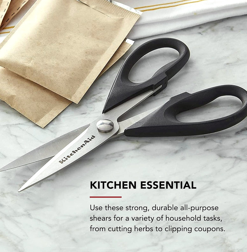 KitchenAid All-Purpose Kitchen Shears, 8.72 Inch Stainless Steel Scissors
