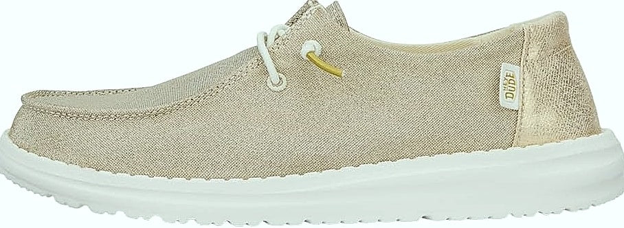 Hey Dude Women's Wendy Metallic Sparkle Slip-On Loafer