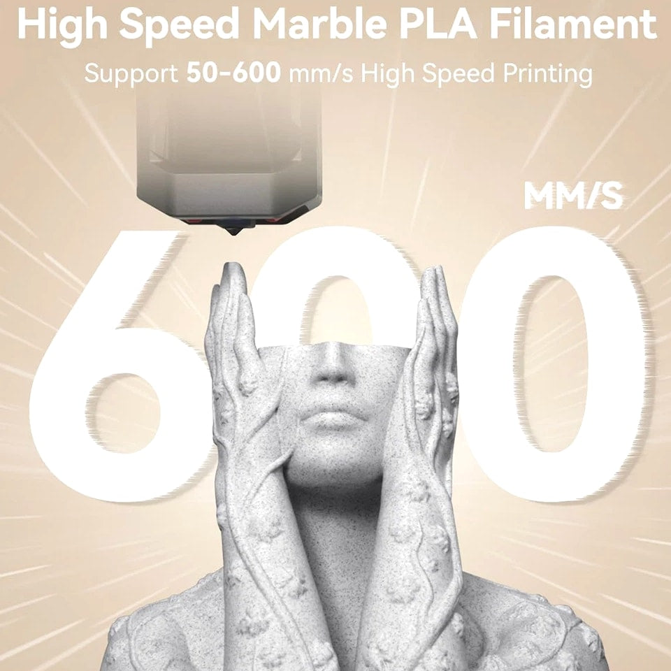 JAYO 1.1KG High Speed Marble 3D Printer Filament PLA 1.75MM with Spool