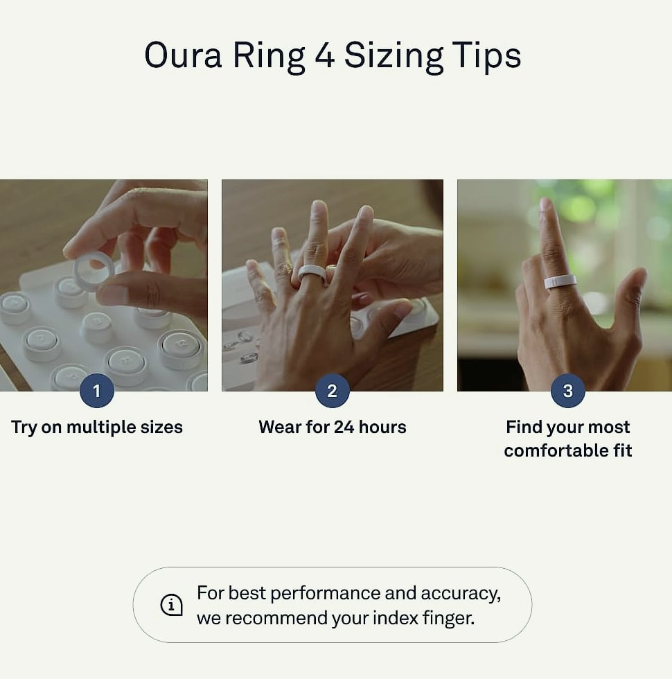 Oura Ring 4 Sizing Kit - Find Your Perfect Fit
