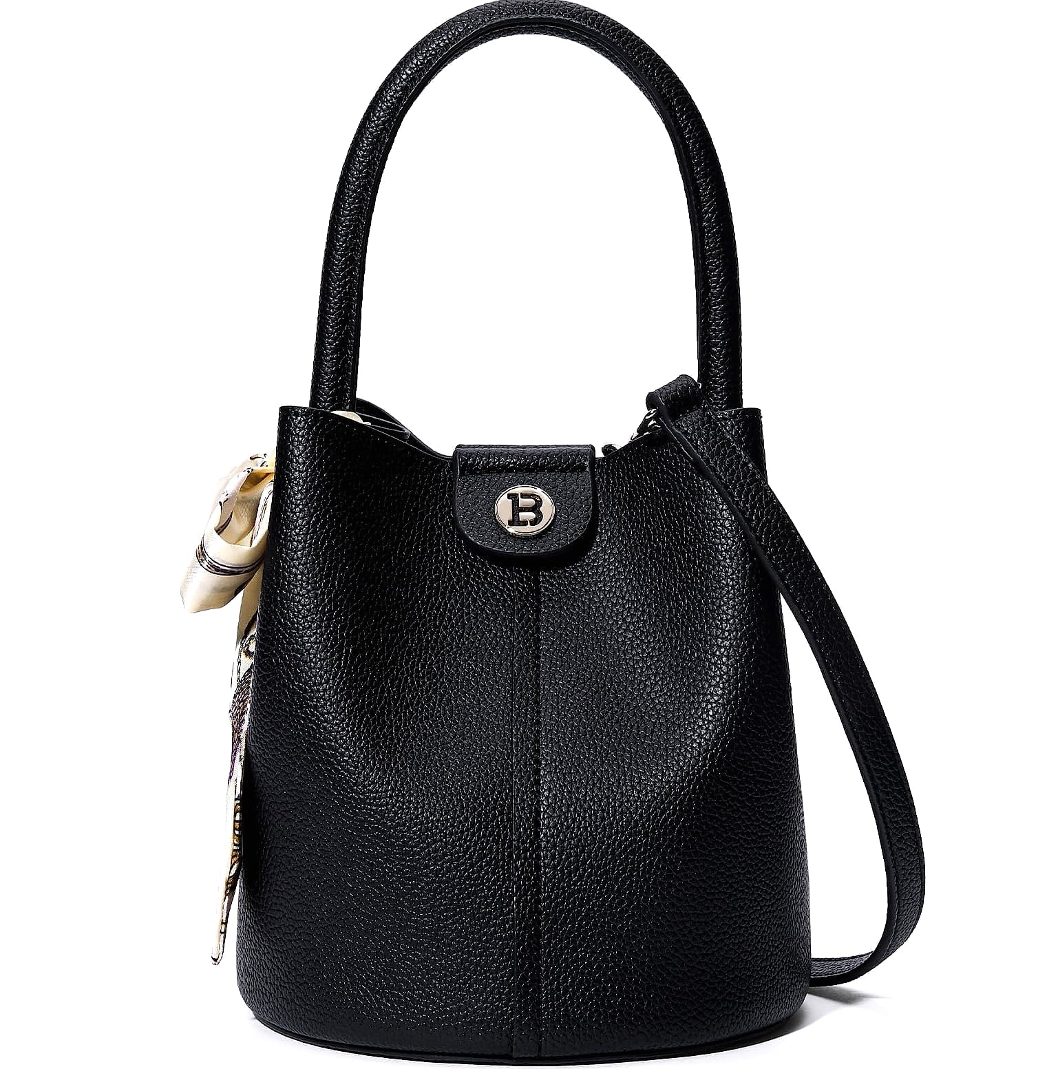 BOSTANTEN Small Crossbody Bag for Women Vegan Leather Mini Bucket