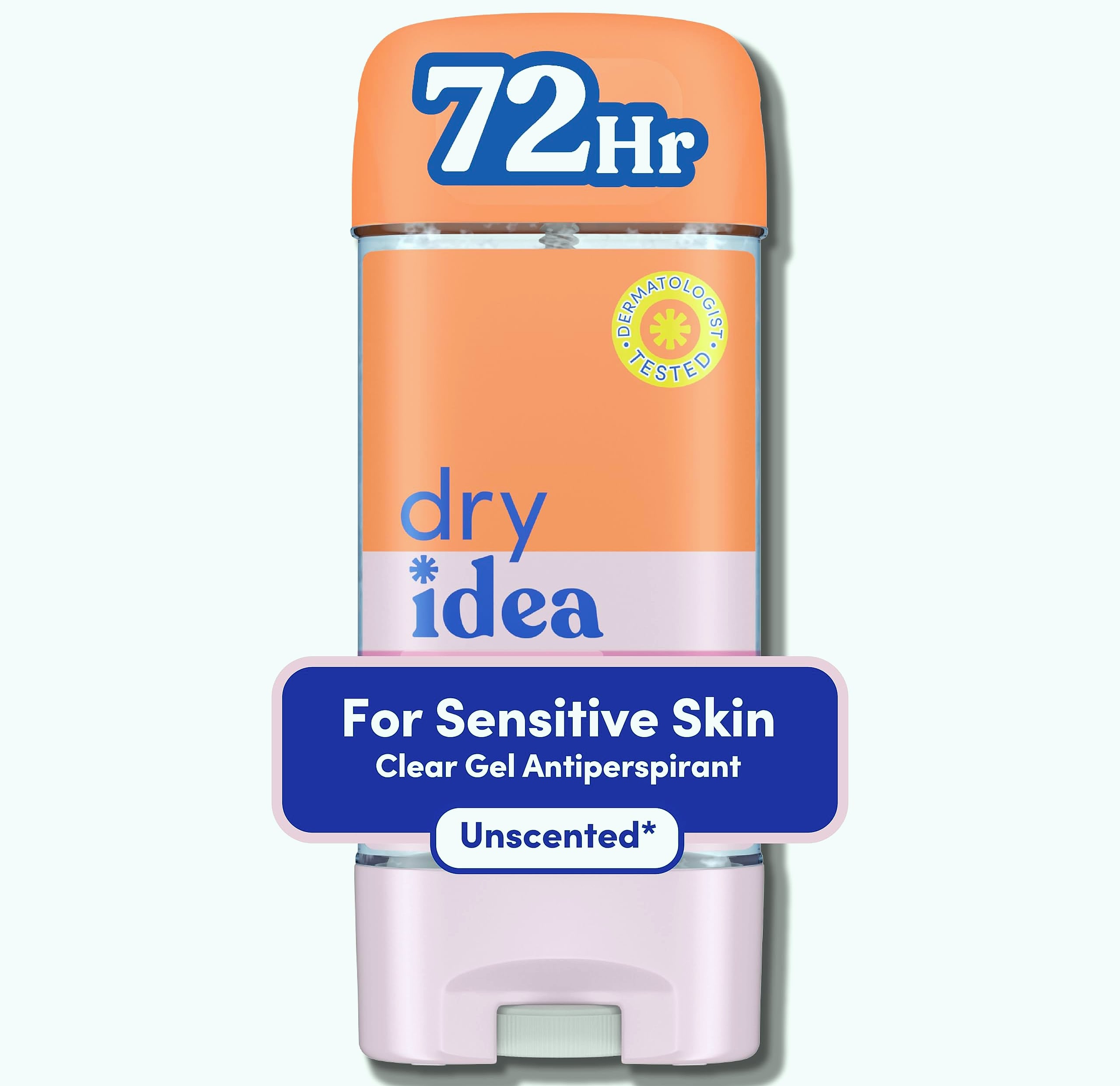 Dry Idea Gel Deodorant for Women, Unscented, 3 oz (Pack of 6)