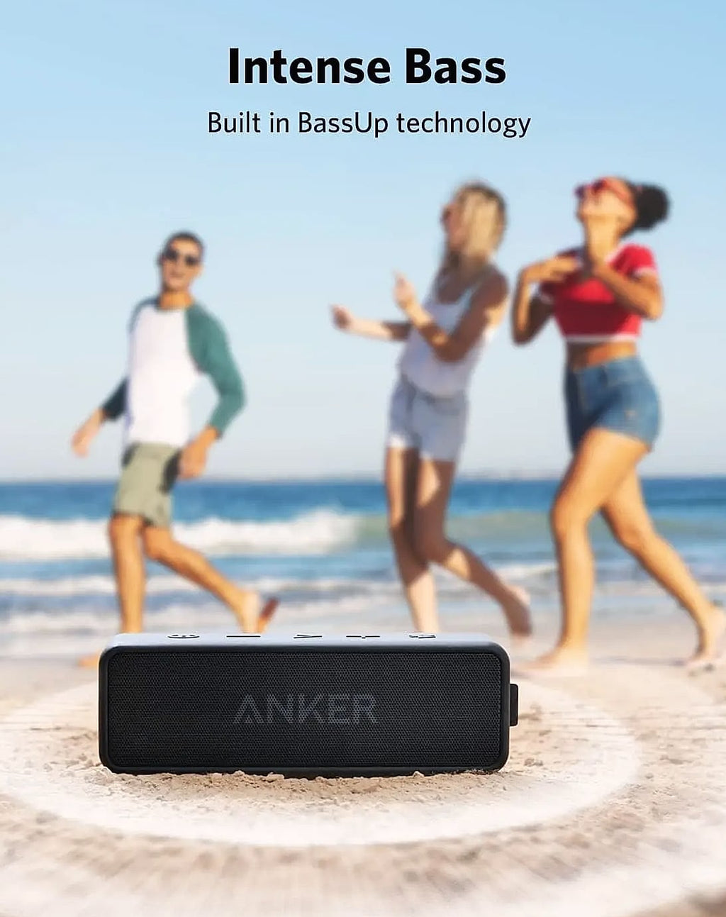 Soundcore 2 Portable Bluetooth Speaker, IPX7 Waterproof
