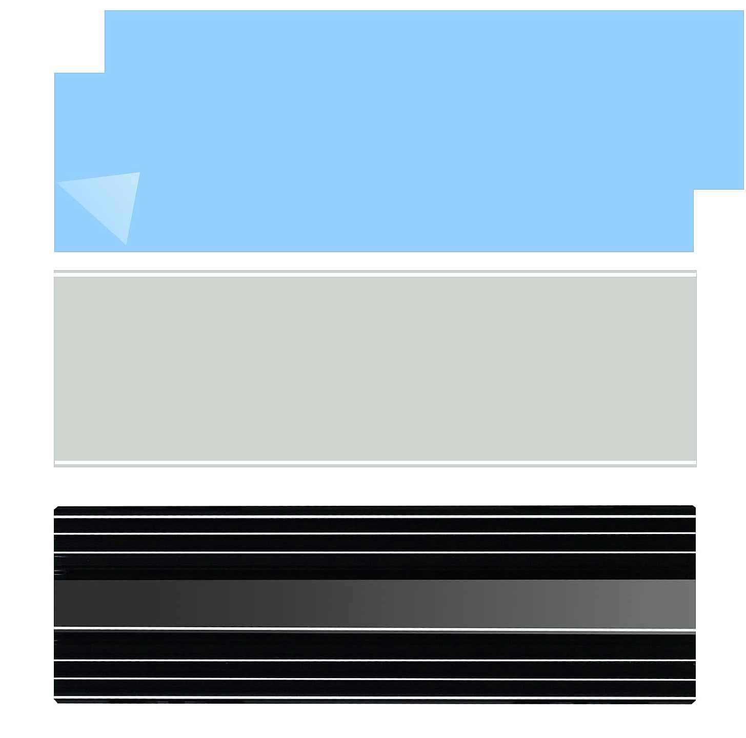 SGTKJSJS M.2 2280 SSD Heatsink for NVMe and PS5