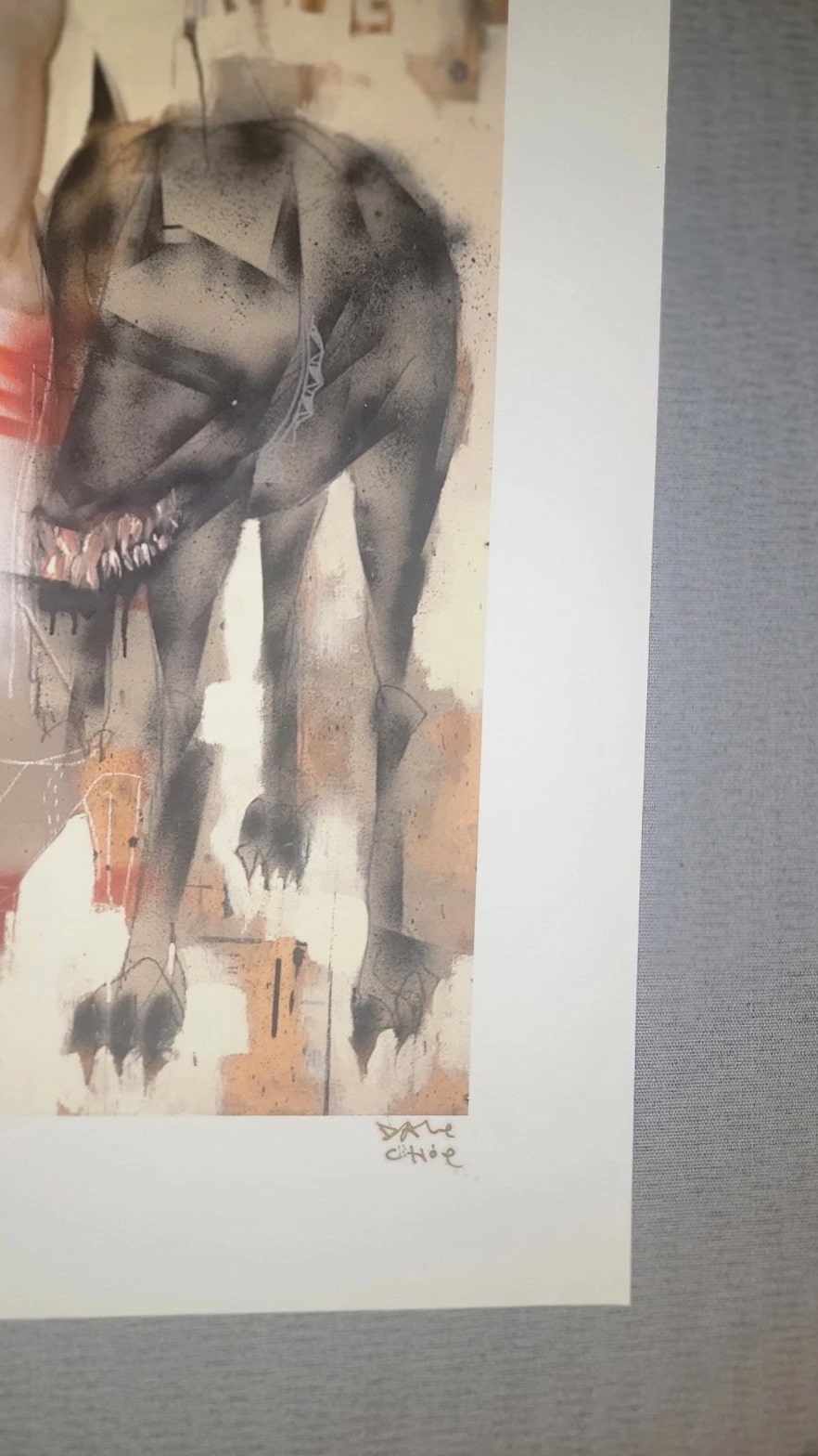 David Choe Signed "Sofa King" Limited Edition  116/150