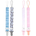 Nuby Infant's 2-Pack Pacifinder Pacifier Clips Colors May Vary Multicolor