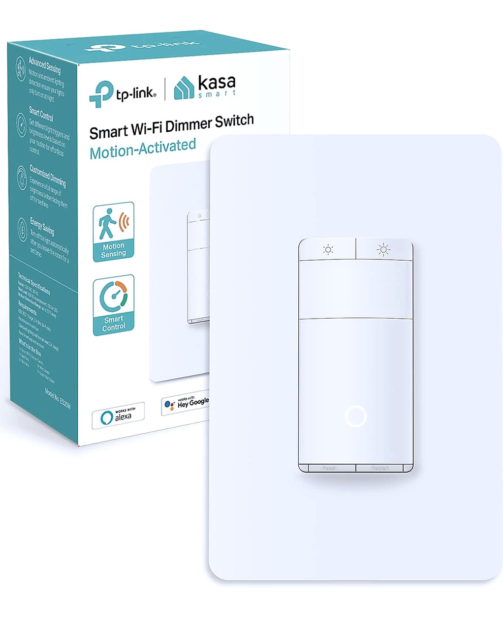 Kasa Smart Motion Sensor Dimmer Switch 2-Pack Wi-Fi