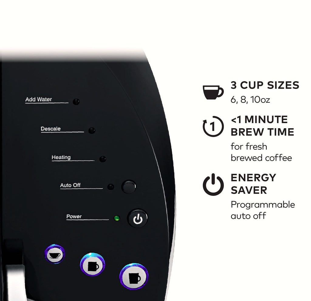 Keurig K-Classic Single Serve Coffee Maker with 3 Brew Sizes
