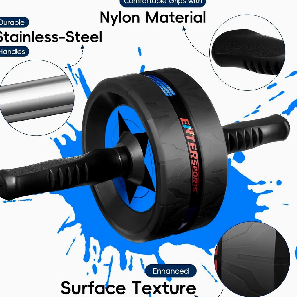 Ab Roller Wheel for Abs Workout - Abdominal Exercise Equipment with 2 Knee Pads