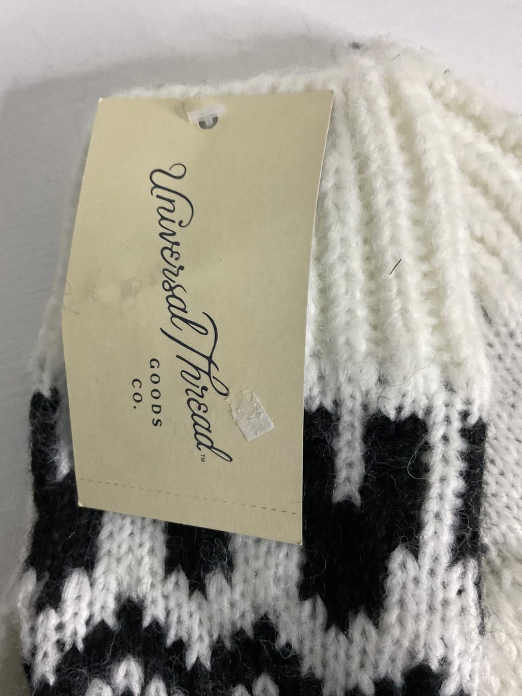 Universal Thread Women's Knit Mittens Winter Gloves and Black Scarf