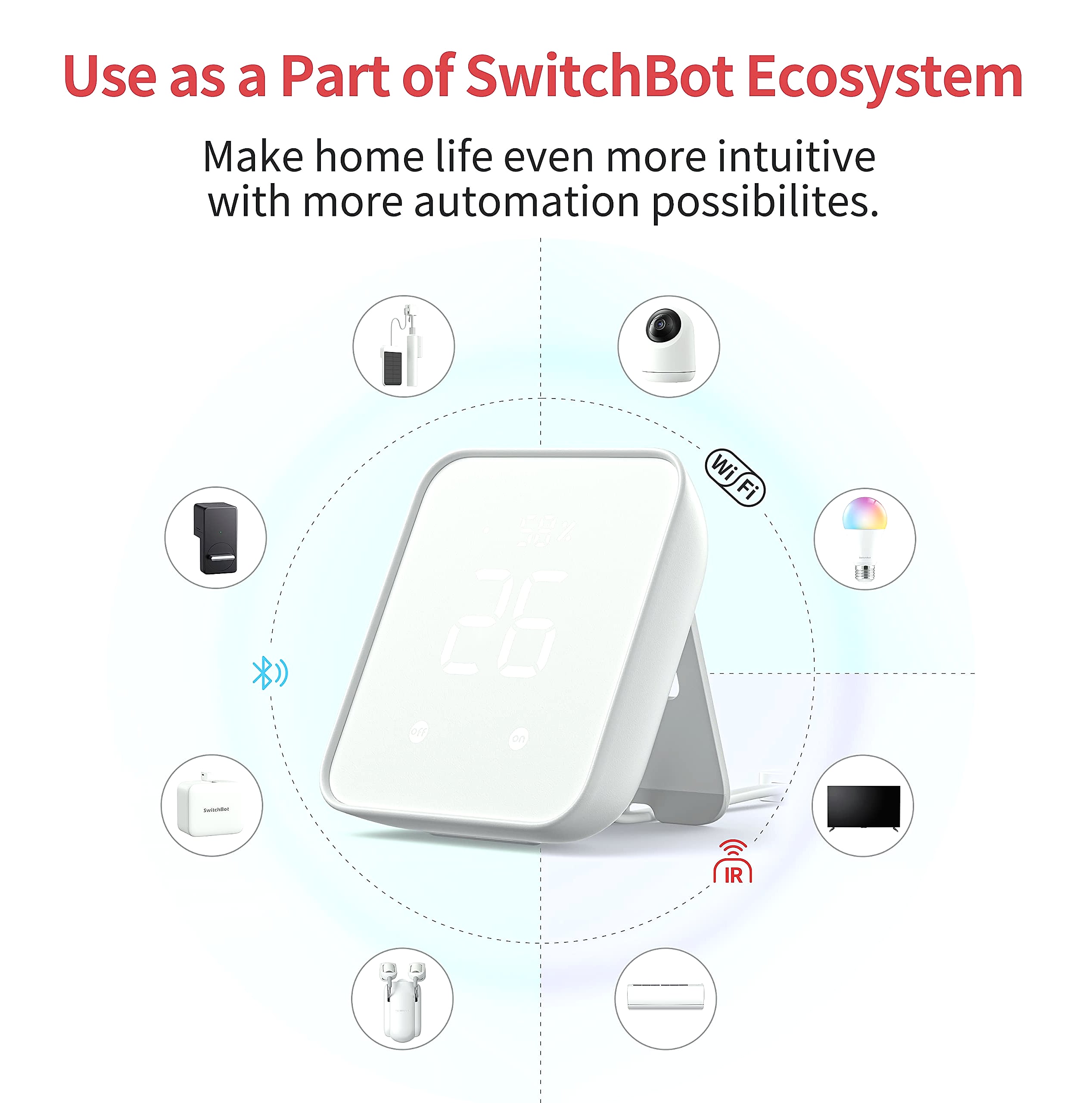 SwitchBot Door Alarm Sensor 3-Pack & Hub 2 Smart Home Bundle