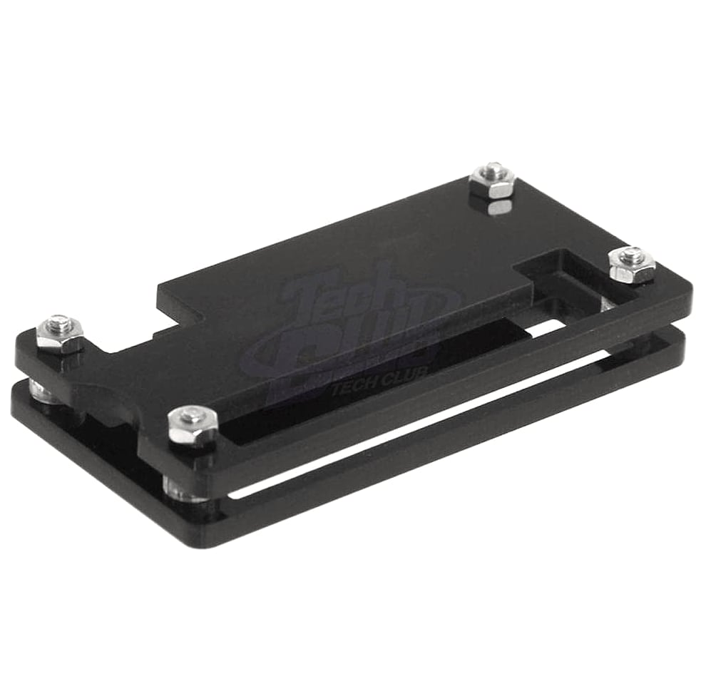 Acrylic Zero Case Shell Black Protection Box for Raspberry Pi