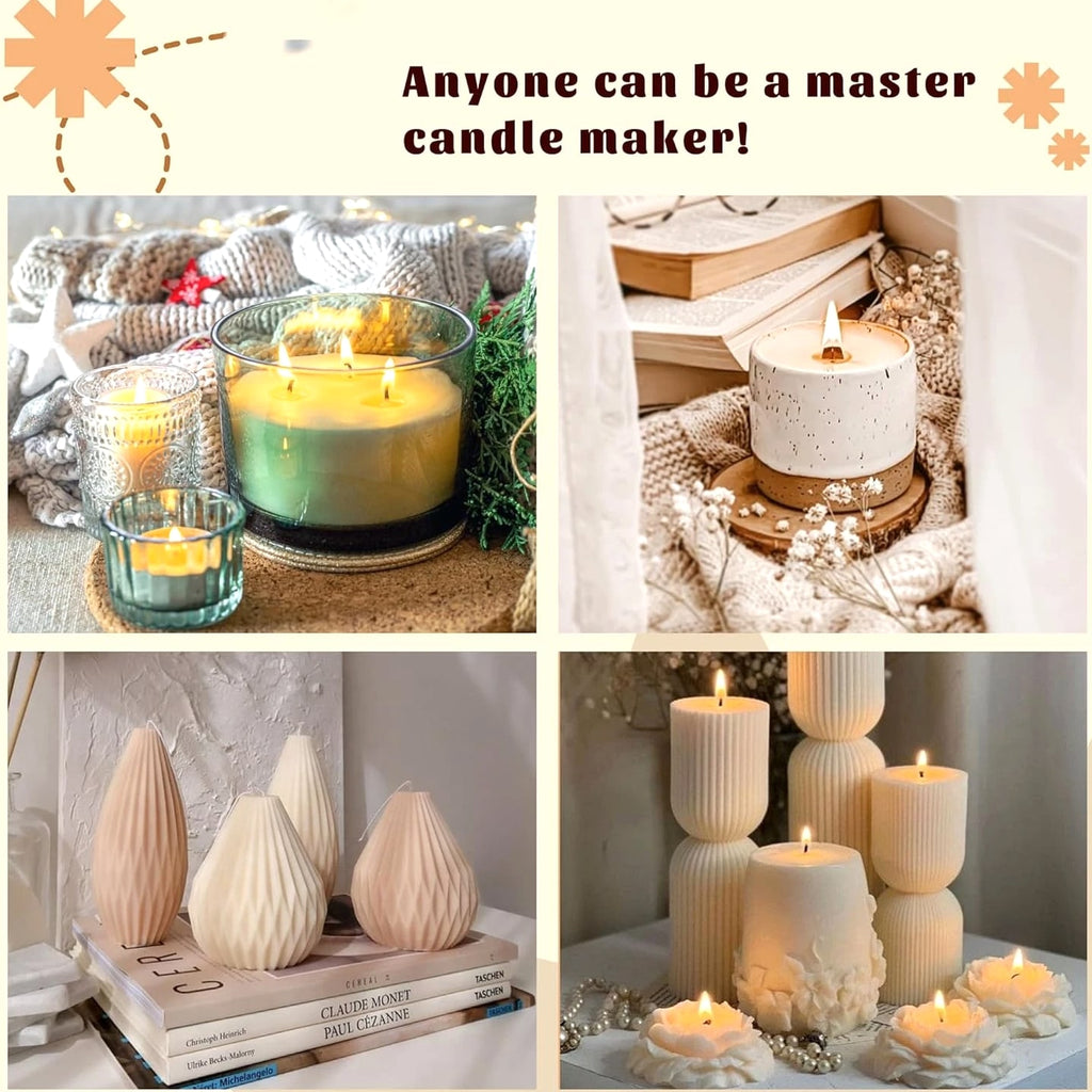 2-In-1 Candle & Soap Making Kit for Beginners, Complete All-in-One DIY Craft Kit