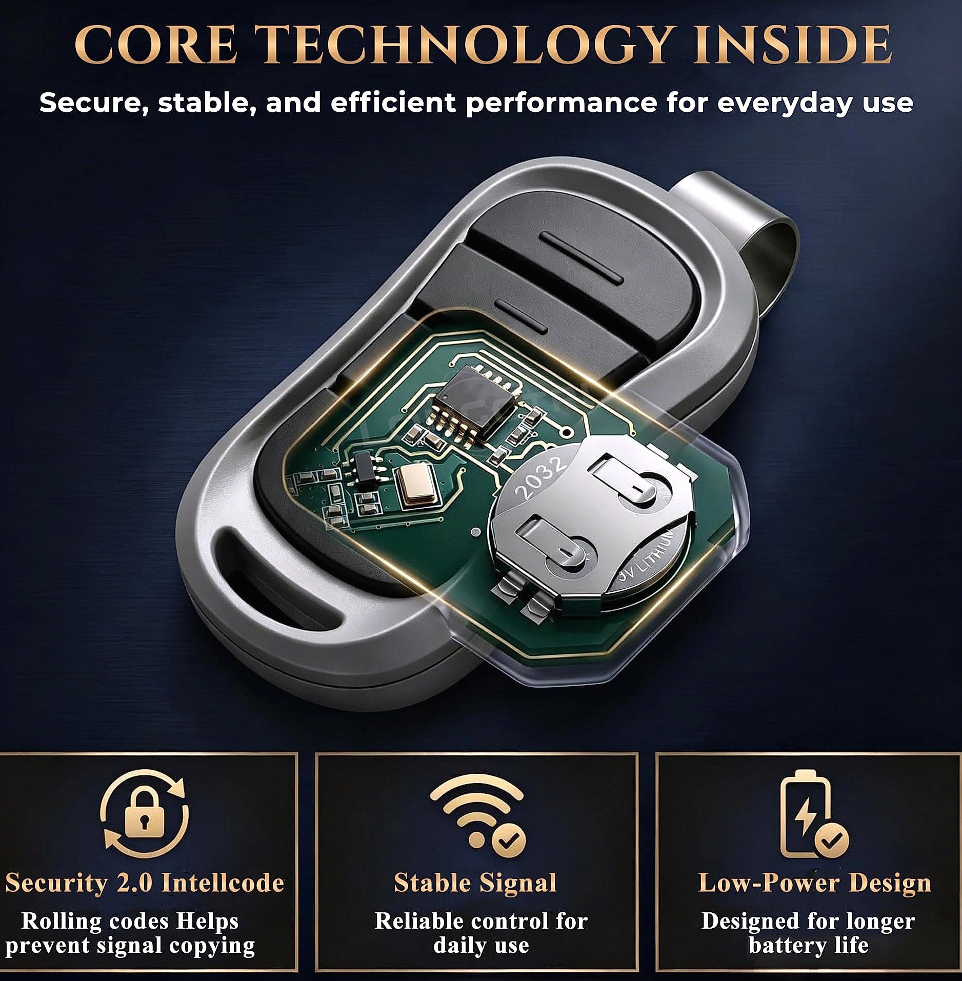 LongCtrl Genie G3T-R G3T-BX Garage Door Remote Replacement