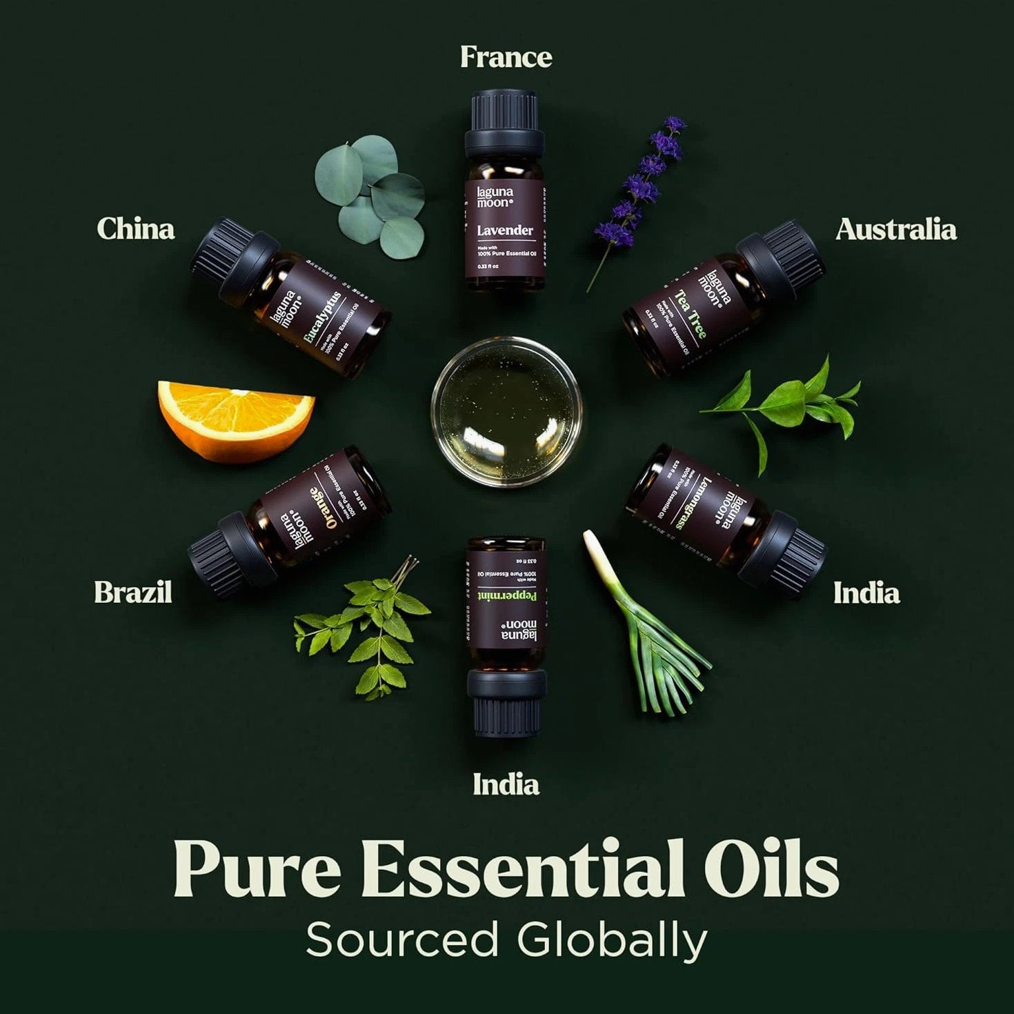 Essential Oils Aromatherapy Set - 6 Oils for Diffusers, Home Care, Candle Making