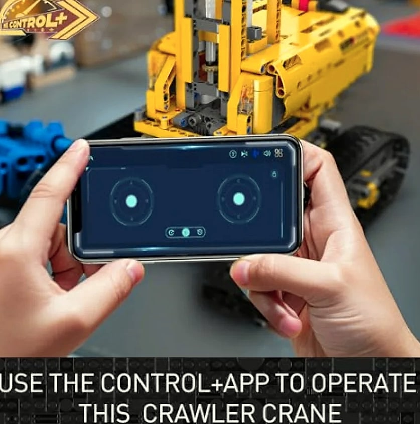 Mould King Crawler Crane Building Set with App Control