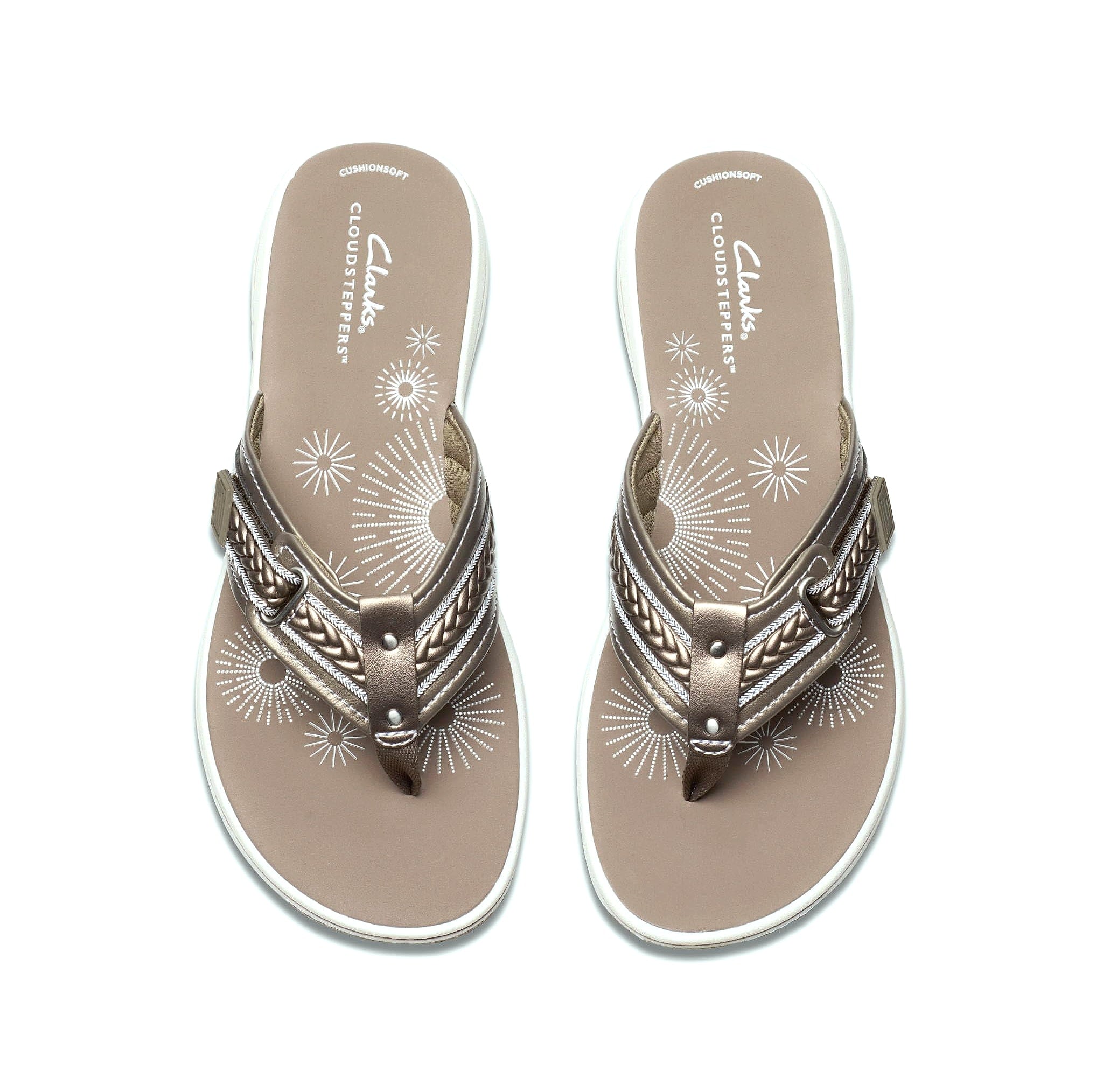 Clarks Women's Breezey Sun Sandal with Cloudstepper Comfort