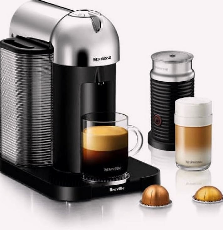 Nespresso Vertuo Coffee and Espresso Maker with Aeroccino Milk Frother