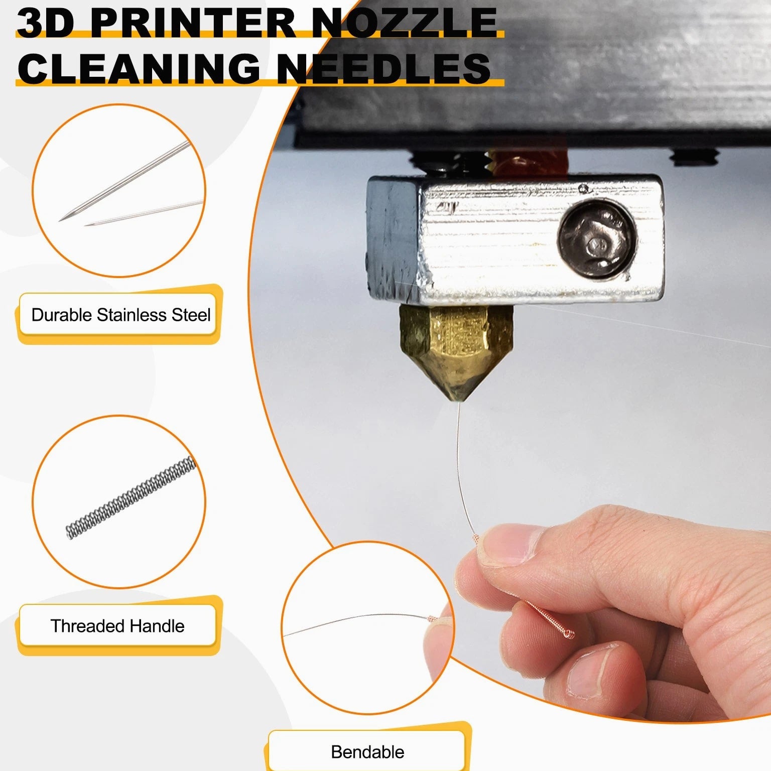 Creality 3D Ender 3 V2 Complete Hotend Kit Nozzle Kit Dual Fans and ABS Shell
