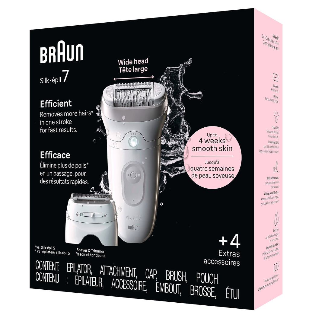 Braun Silk-épil 7 SE7-041 Wet and Dry Epilator for Women