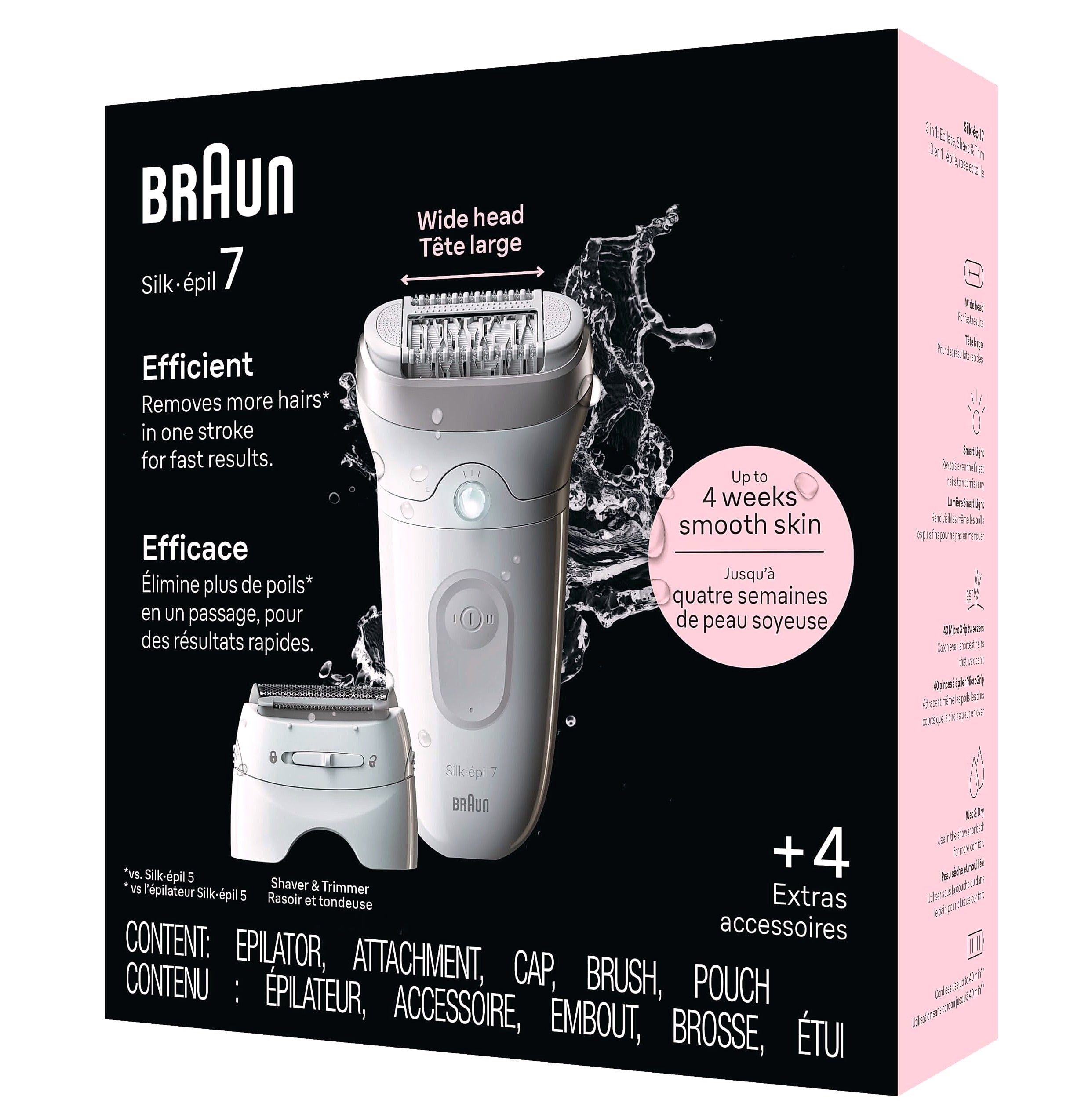 Braun Silk-épil 7 SE7-041 Wet and Dry Epilator for Women