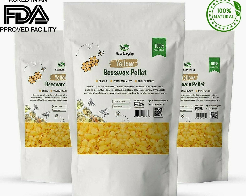 Beeswax Pellets White Yellow 100% Pure Organically Sourced Pastilles Bulk