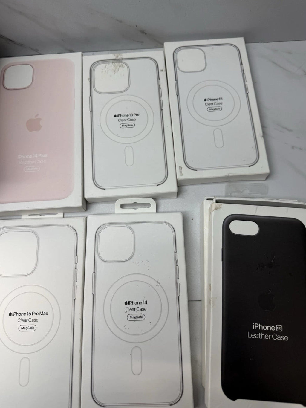 Lot of 44 iPhone Cases, Chargers and Accessories open box and used items