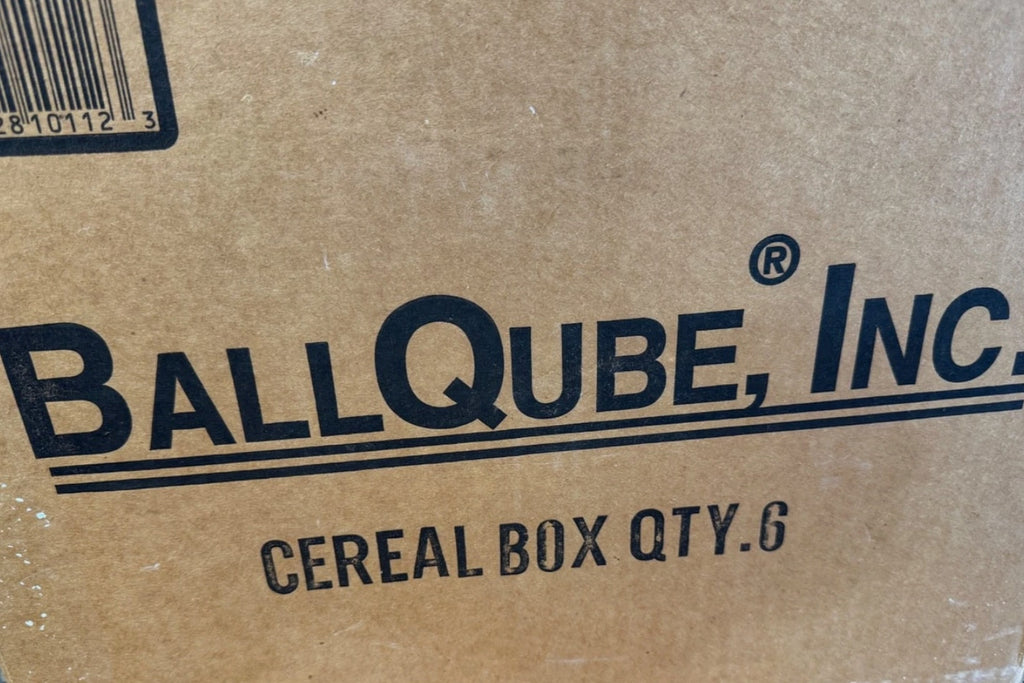 BallQube Cereal Box Holder / Display Case for other Cereal / Sports Memorabilia