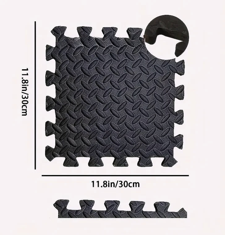 Foam Fitness Mat Tiles 8/16 Piece Non-Slip Floor Protection Pad