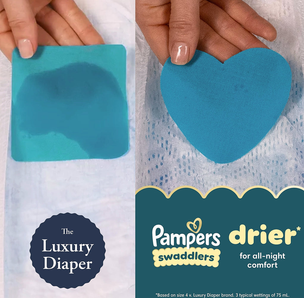 Pampers Swaddlers Size 4 Diapers, 150 Count, Dry Comfort