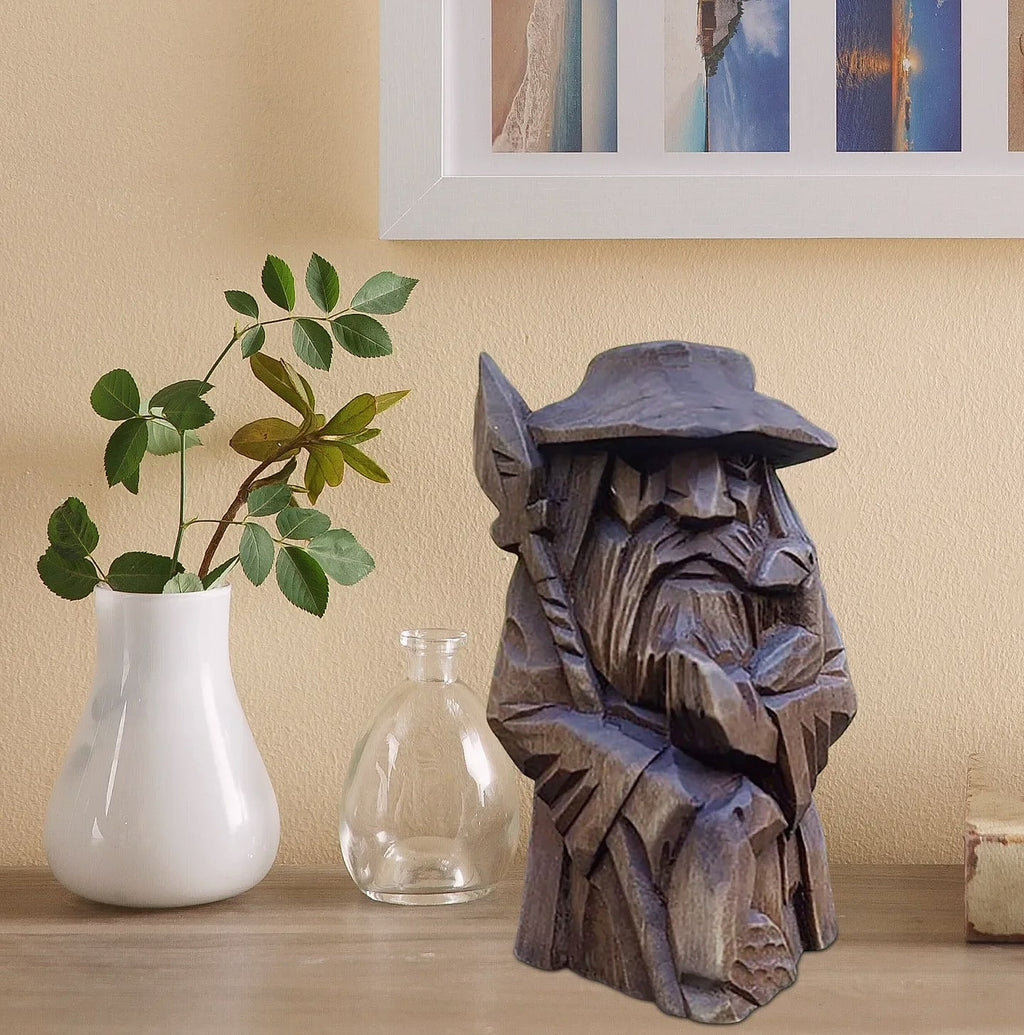 Norse Viking Warrior Resin Statue Garden Ornament