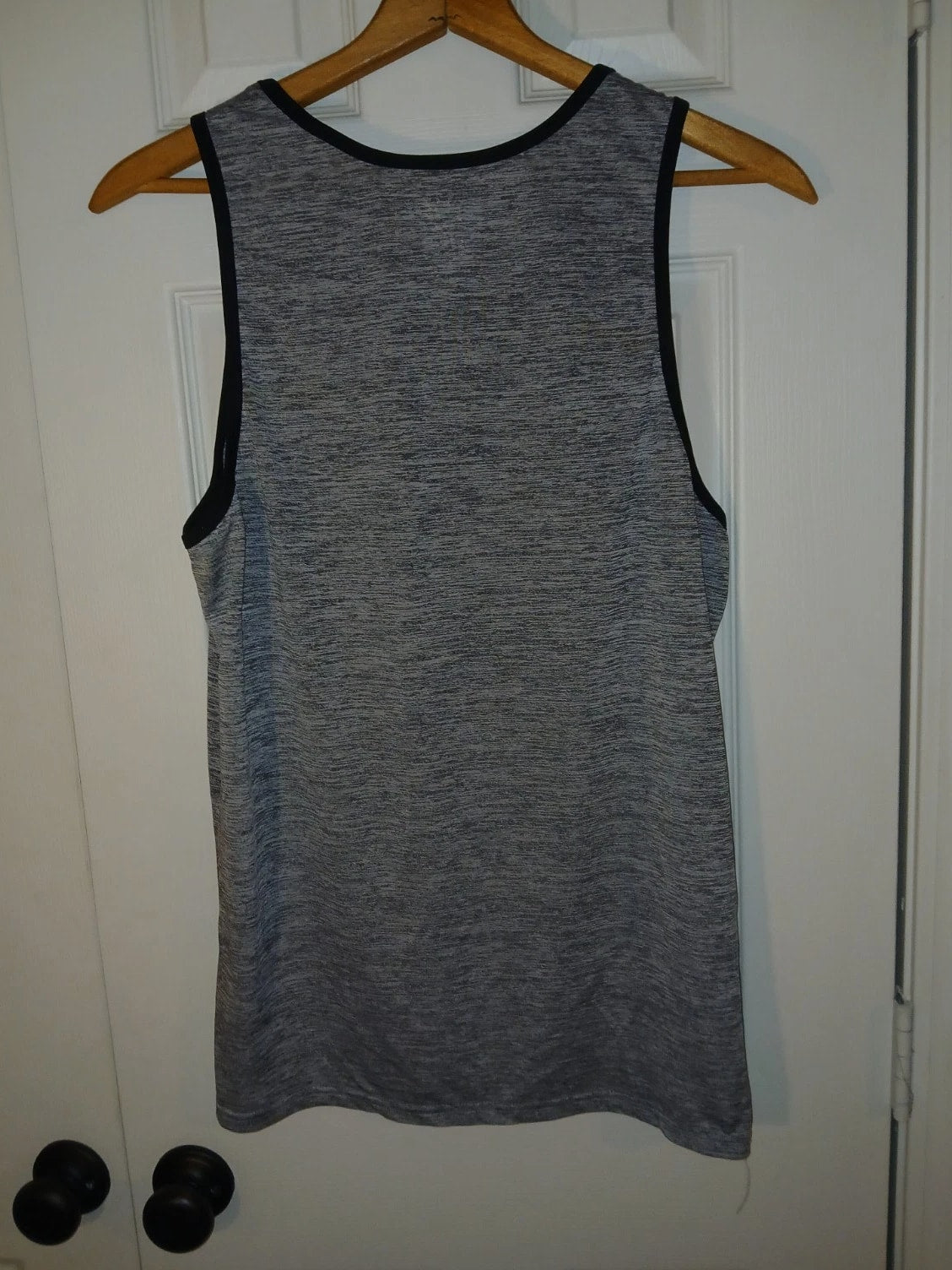 NBA Men's Heather Gray Performance Tank Top - Size Medium