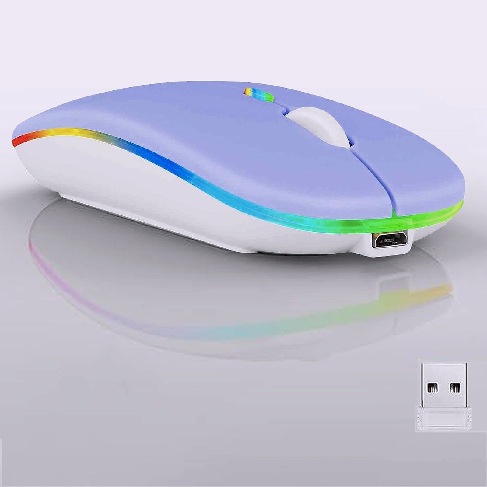 Guiheng Wireless Bluetooth Mouse, Dual Mode Rechargeable