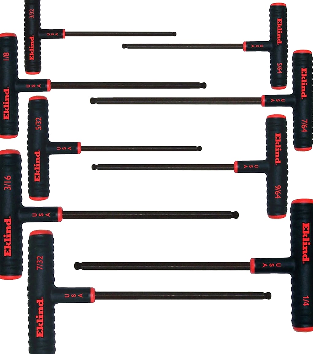 60809 Power-T Handle Ball-Hex Key Allen Wrench, 9 Piece Set