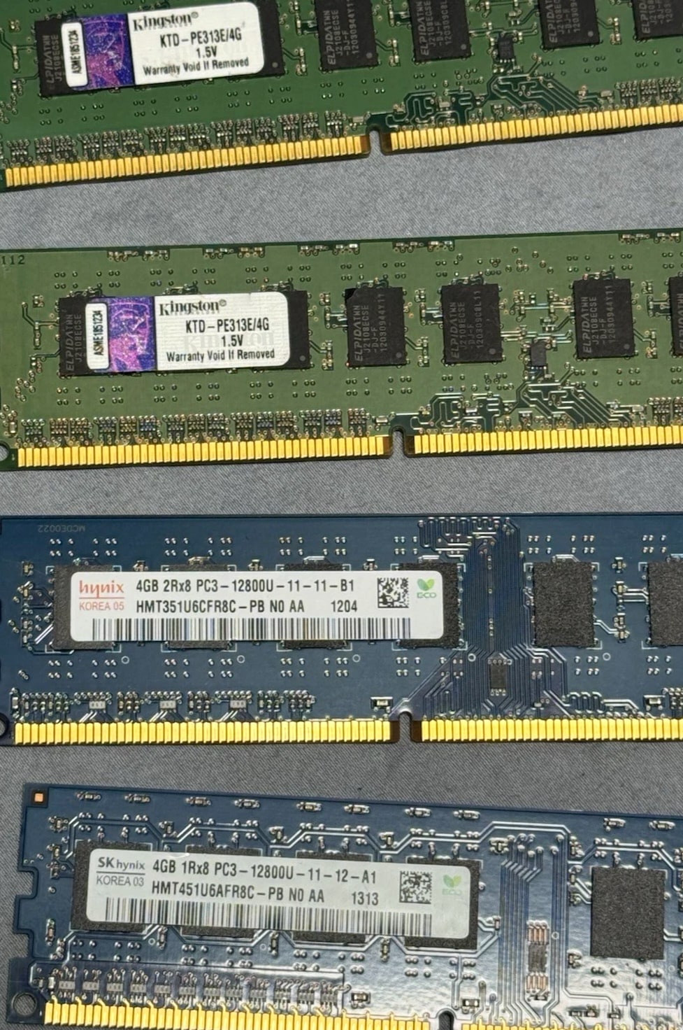DDR3 RAM Lot 15 Sticks Mixed 4GB 8GB Samsung Kingston Hynix Tested free ship