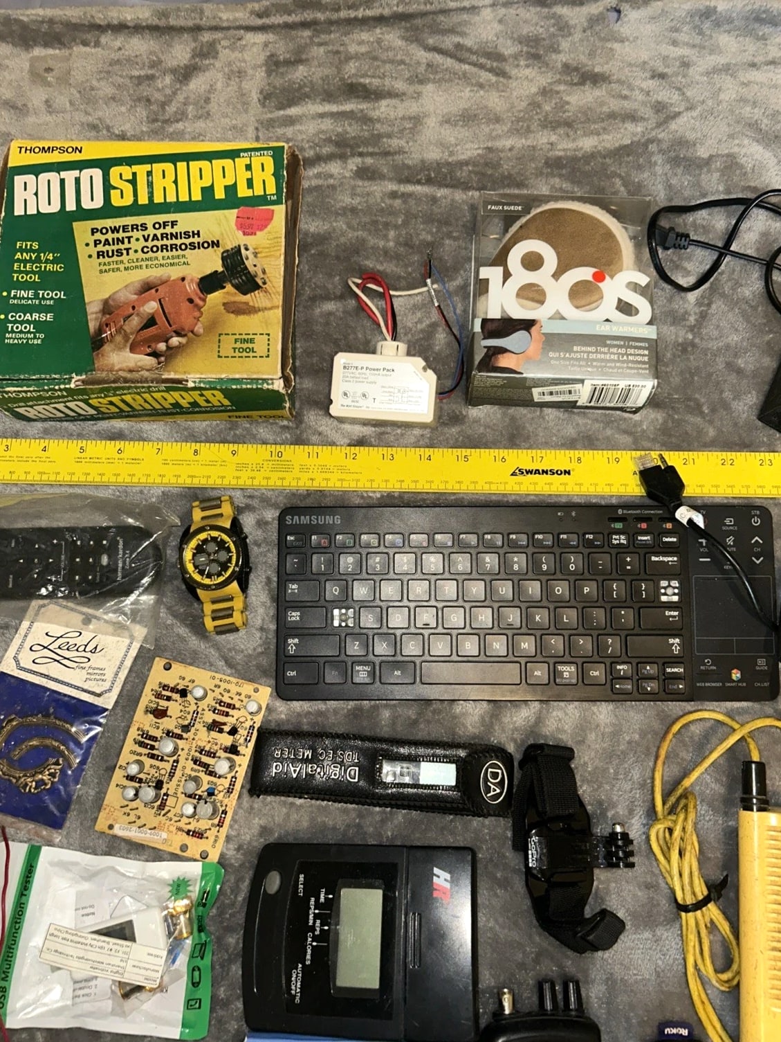 Junk Drawer Mixed Lot of Electronics Gadgets As-Is Used Untested Parts Repair