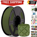 Matte PLA Filament 1.75mm Army Green PLA 30-300mm/s 3D Printer Filament 1kg 2...