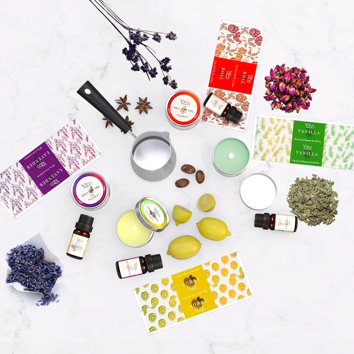 Complete Candle Making Kits for Adults & Beginners, DIY Candle Making Supplies Inc