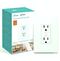 Kasa Smart KP200 In-Wall Wi-Fi Outlet with Voice Control