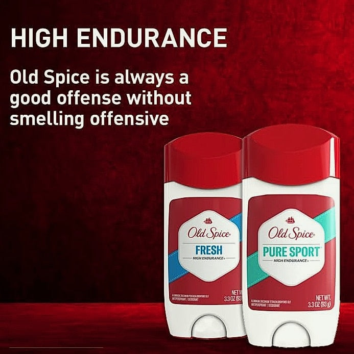 Old Spice High Endurance Pure Sport Anti-Perspirant, 3 oz Twin Pack