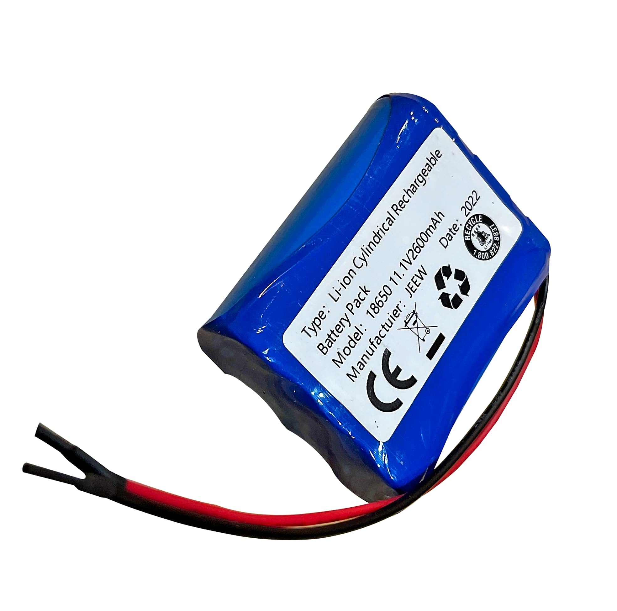 FixtureDisplays 18650 Li-ion Battery Pack 12V 2600mAh Rechargeable
