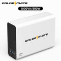 Goldenmate Back-UPS 1000VA/800W LiFePO4 Battery Backup UPS Surge Protector