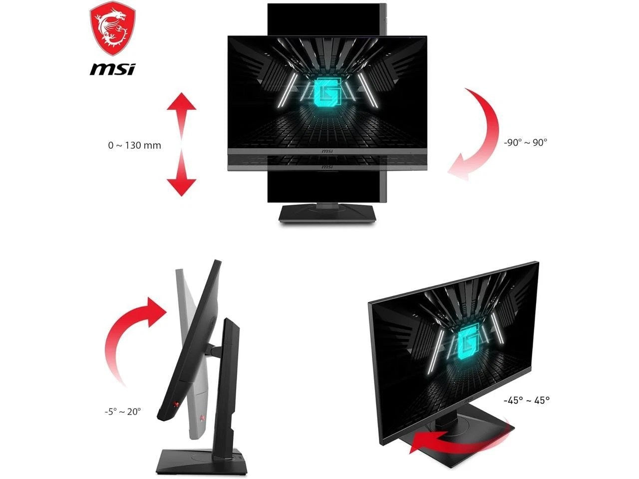 MSI 27" QHD 2K 1440P 170HZ Rapid IPS with AMD FreeSync Premium & Nvidia G-Sync