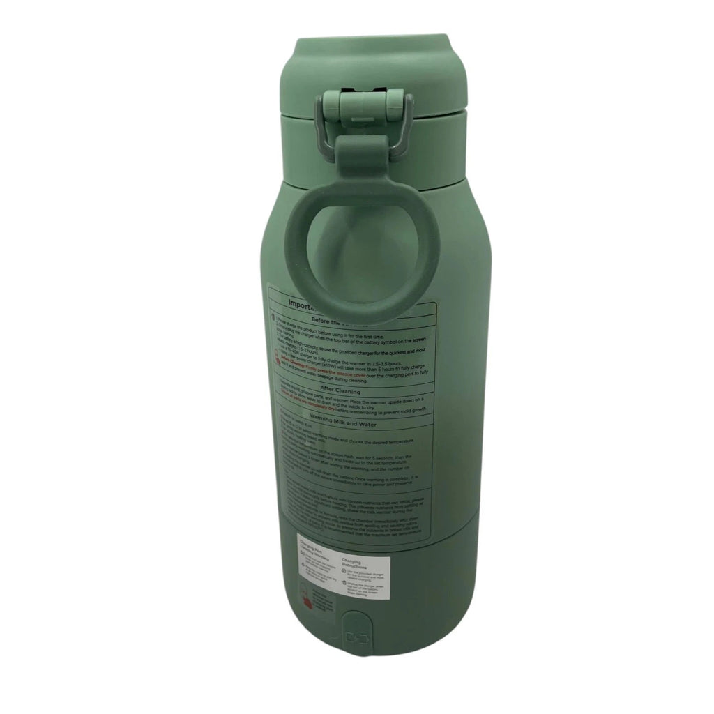 Momcozy MW05 Dual Heating Portable Water & Milk Warmer Green #OB5178 (TC)
